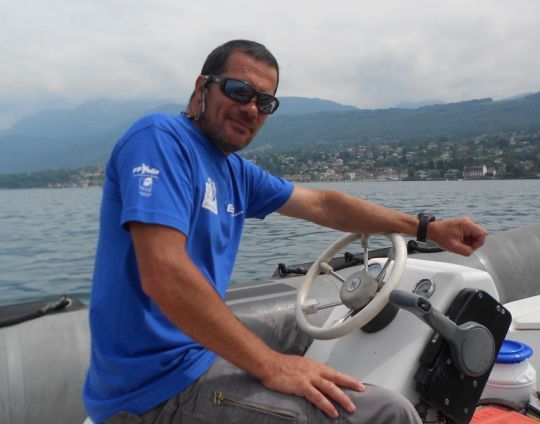 Bruno de Bruyne, chef de base du Club de Voile d'Evian