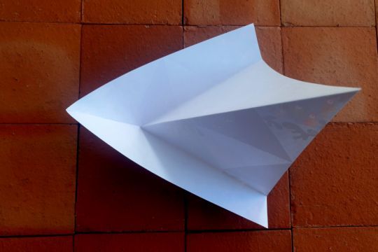 La figure est repliée sur elle même