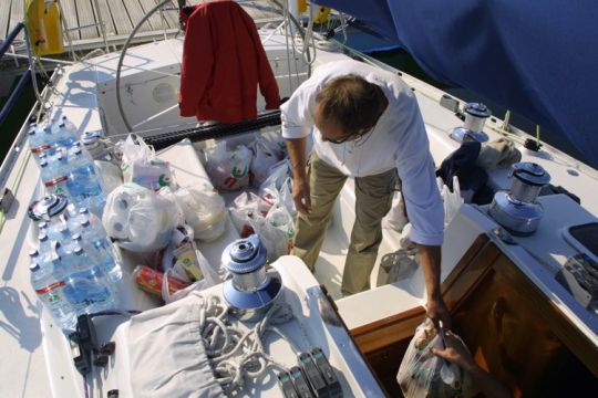 Consommation d'eau potable sur un voilier