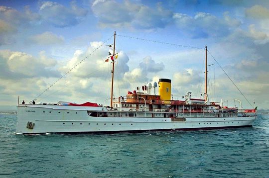 SS. Delphine, un yacht à vapeur