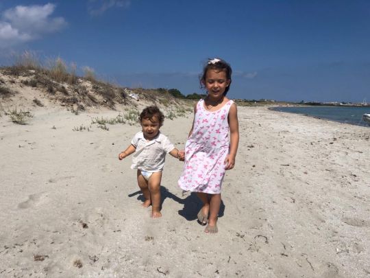 Les enfants à la plage