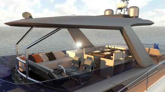 Un immense flybridge