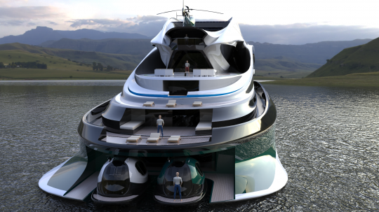 Les Jet Capsule pour propulser le megayacht