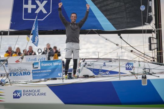 Armel le Cléac'h, vainqueur de la Solitaire du Figaro 2020 © Alexis Courcoux