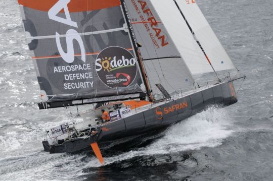 Safran, skippé en 2008 par Marc Guillemot