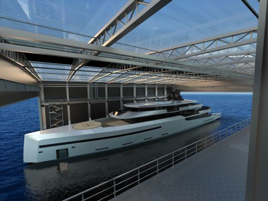 Le concept de superyacht Bravo