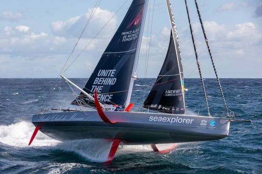 Boris Herrmann sur Seaexplorer-Yacht Club de Monaco