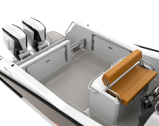 Le cockpit du Pyxis Yacht P-30 WA Fishing