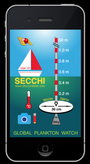 Application Secchi disponible sur smartphone