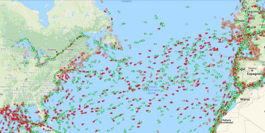 L'Atlantique Nord, itinéraire bien encombré