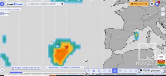 Risque de fortes vagues aux Canaries mais aussi en Méditerranée