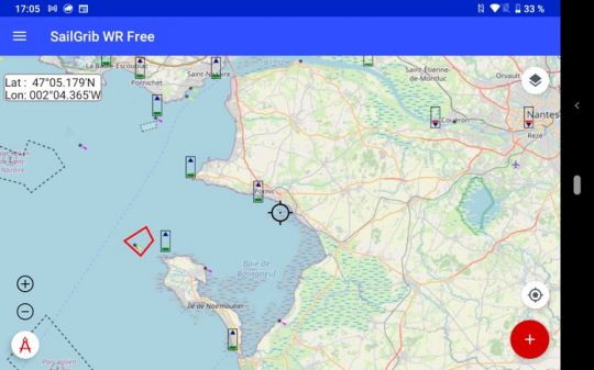 La cartographie gratuite vu par Sailgrib