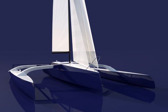 La vue 3D du bateau fini