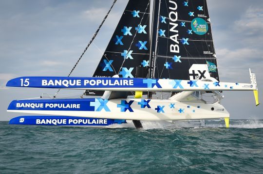 Banque Pop IX s'est disloqué suite à un choc avec un Ofni lors de la Route du Rhum 2018