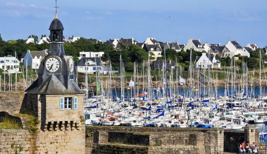 Port de Concarneau depuis la Ville Close