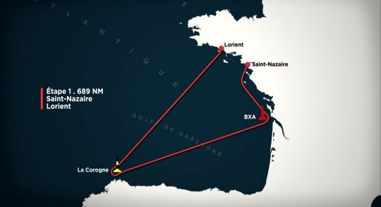 Parcours de l'étape 1