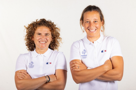 Lili Sebesi et Albane Dubois © Robin Cristol / FFVoile