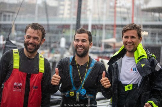 Pierre Le Roy, Ã gauche sur le podium des Proto