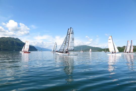 Jamais de pétole au lac du Bourget !