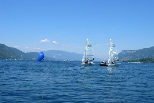 La navigation sur le lac du Bourget