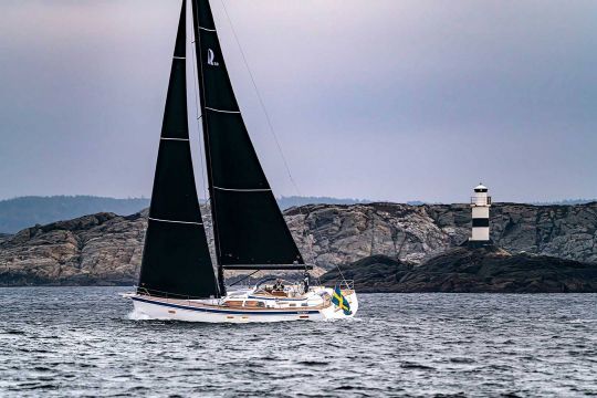 L'Hallberg-Rassy 50 en navigation