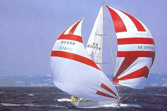 voilier sous spi et Big boy