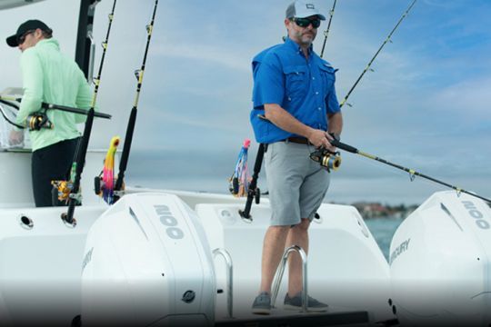 Une plateforme pour pêcher