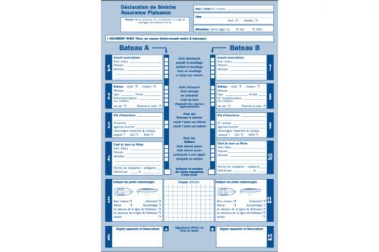 Modèle de constat amiable