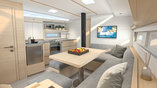 Aménagement intérieur du Grand Soleil 40