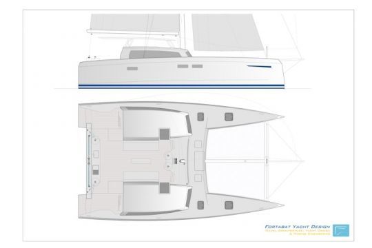 Un catamaran open