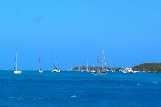 Stocking Island en face de Georgetown