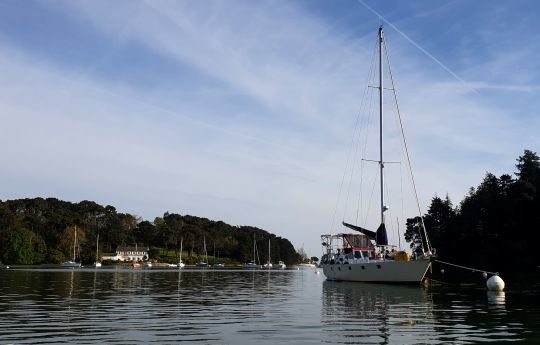 Mouillage en rivière d'Auray