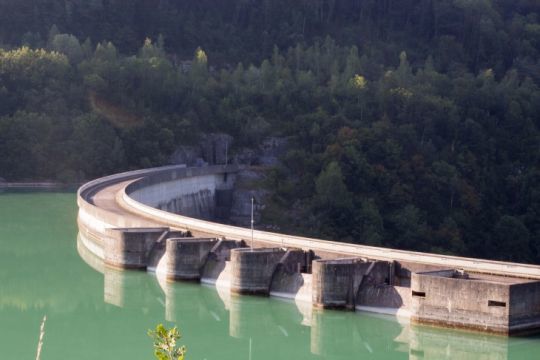 La Zone d'Exclusion est plus grande qu'à l'accoutumée, avec 1 400 mètres du barrage