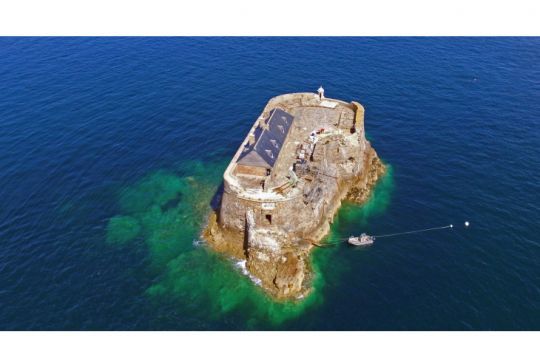 Vue aérienne du fort de la Conchée (Photo : les Amis du Fort de la Conchée)