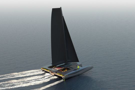 Le concept de trimaran Domus