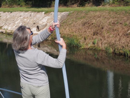 La perche permet de s'annoncer sans débarquer