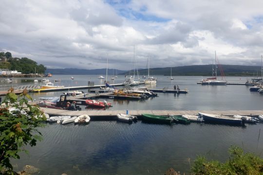 Un ponton tranquille comme à Tobermory