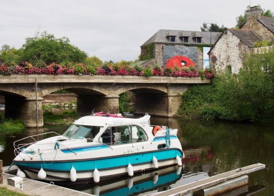 Le port de la Gacilly est minuscule