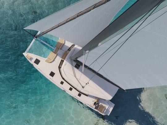 Les catamarans à voile comme le Nautitech 44 sont aussi dans l'offre Liberty Pass Yachting.