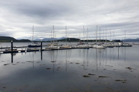 La marina d'Oban, Ecosse