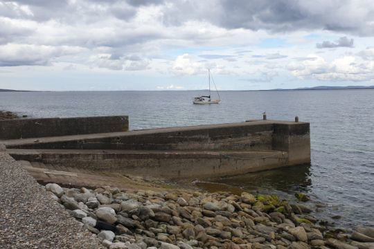 Le quai du mouillage ouest de Dugort, Achill Island