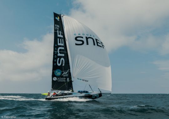 Le Class40 Groupe SNEF de Xavier Macaire © Claire Sellier