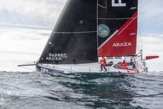 Le Class40 Paprec-Arkea de Yoann Richomme © Martin Le Roux / Polaryse / Paprec