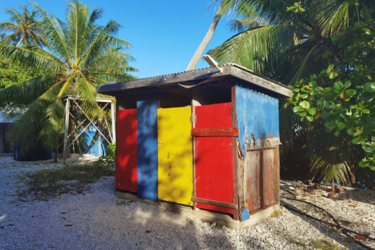 Toilettes et douche ©Julie Leveugle