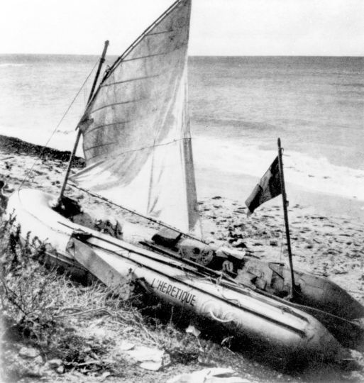L'Hérétique lors de son arrivée à la Barbade