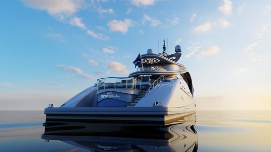 Swell, un concept de yacht de 77 m de long