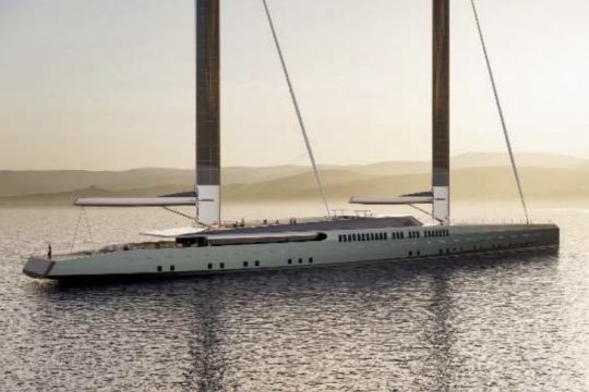 Le Wing 100, un projet de superyacht à voile par Royal Huisman