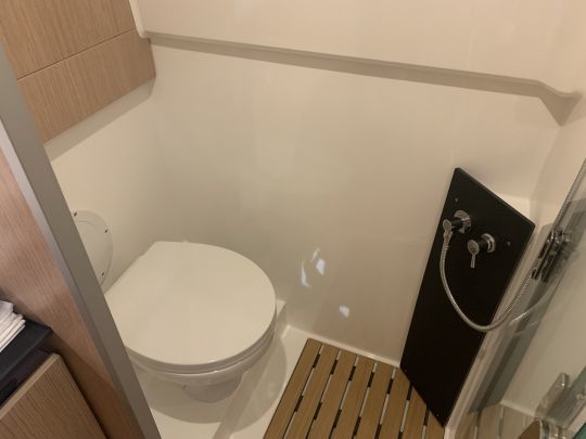 L'espace WC et douche