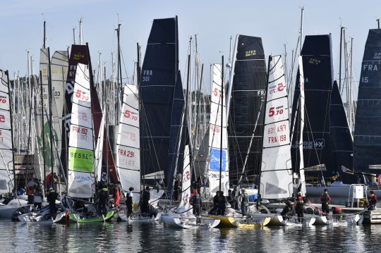 Coup d'envoi du 45e Spi Ouest France © Ademas-Bregardis / Ouest-France