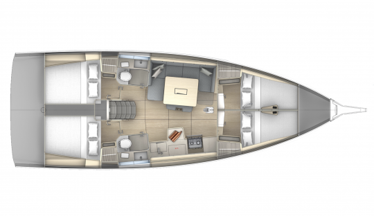 Version charter avec ses 4 cabines